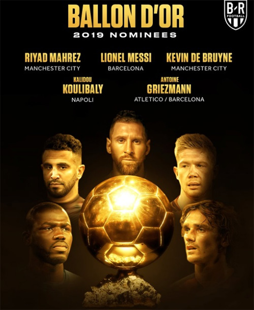 نامزد‌های دریافت توپ طلا اعلام شدند