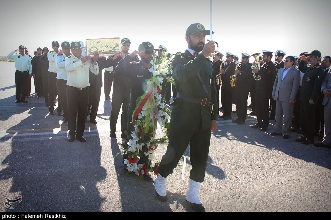 استقبال مسئولان استان از دو پیکر مطهر شهید گمنام