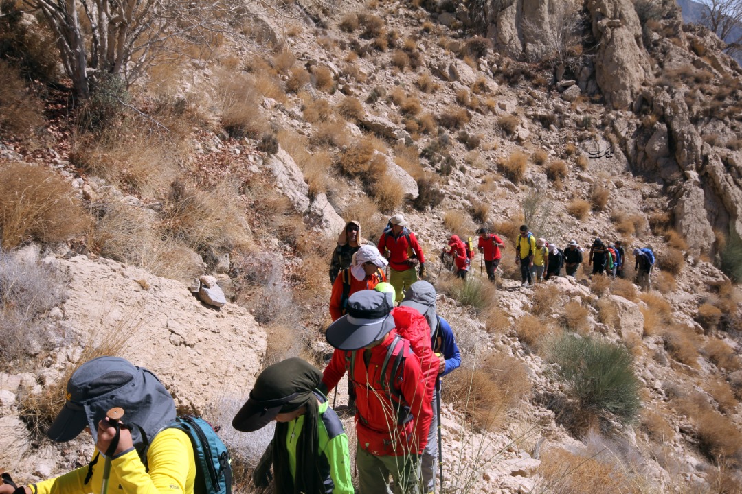 صعود سراسری انجمن کوهنوردی کارگران استان هرمزگان به قله نصیری کوه گنو