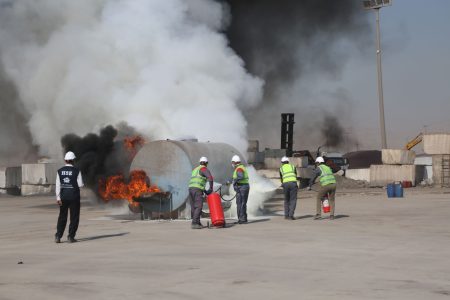 برگزاری مانور مشترک “امداد و نجات در شرایط اضطراری” در مجتمع بندری شهید رجایی