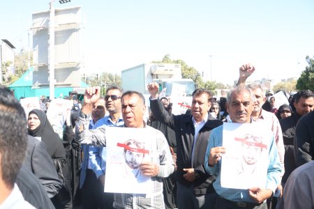 مراسم استقبال از شهید مدافع حرم رضا زارعی در هرمزگان برگزار شد