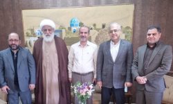 دیدار آیت‌الله دکتر محسن ابراهیمی با دکتر عبدالرضا گلپایگانی، معاون وزیر راه و شهرسازی