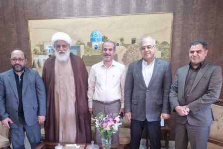 دیدار آیت‌الله دکتر محسن ابراهیمی با دکتر عبدالرضا گلپایگانی، معاون وزیر راه و شهرسازی