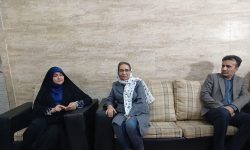 عیادت مدیر کل فرهنگ و ارشاد اسلامی هرمزگان از فعال رسانه ای و ادبی استان
