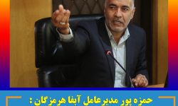 حمزه پور : صنایع باید برای حل مشکل کم آبی پای کار باشند