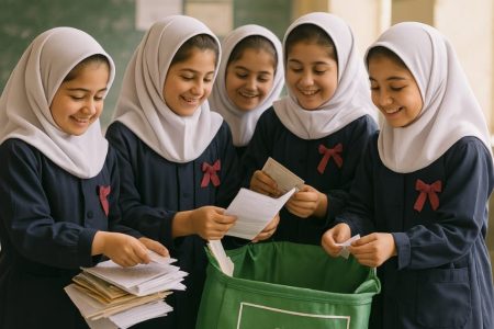همدلی هرمزگانی‌ها در پویش «کاغذ تکانی» جامُش؛ جمع‌آوری ۵ هزار کیلوگرم کاغذ باطله و نجات ۸۵ اصله درخت