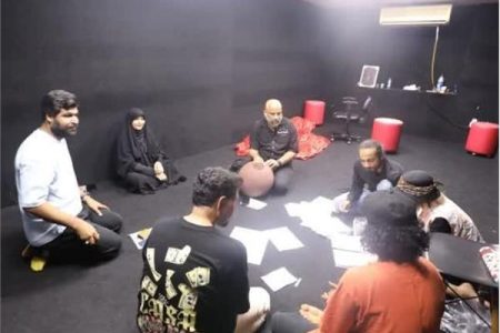 حضور مدیرکل فرهنگ و ارشاد اسلامی در تمرین گروه نمایشی بارز