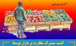 گشت مشترک نظارت بر بازار بندرعباس توسط فرمانداری و جهاد کشاورزی